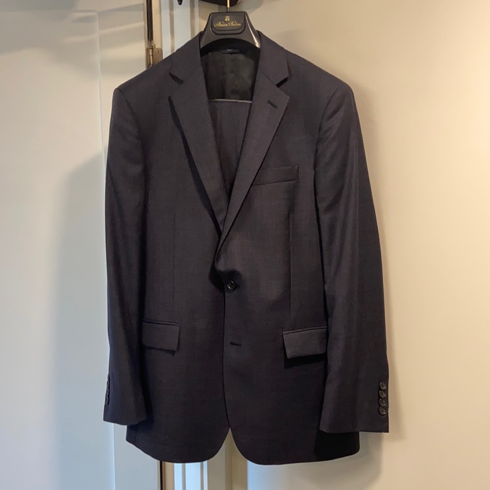 UNWORN Brooks Brothers Regent Fit, Open Plaid 1818 Full Suit, 38R/30W